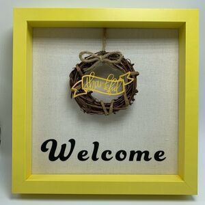 NWT homemade accent decor 